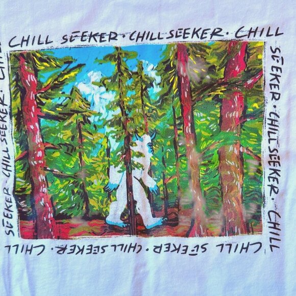 Old Navy Chill Seeker Yetti Graphics TShirt Long Sleeves Kids Size Boy Medium 8Y - Picture 2 of 11